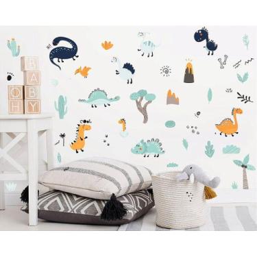 Imagem de Decoração Infantil Dinossauro Adesivos de Parede - no-brand