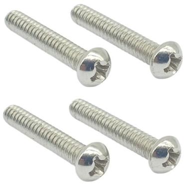 Imagem de 4 Parafuso Niquel Captador SINGLE Guitarra Strat 3,5X20 MXP