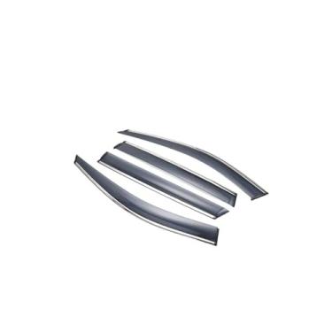 Imagem de GRJQRKHZ Defletor de janela lateral do carro para S&ubaru Forester 2013-2018 Weathershied viseira de porta vento sol proteção chuva janela lateral defletores de vento