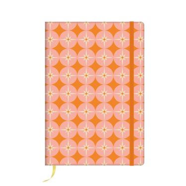 Imagem de Caderneta sem pauta Estampada Explosion Redoma com marcador fitilho creme