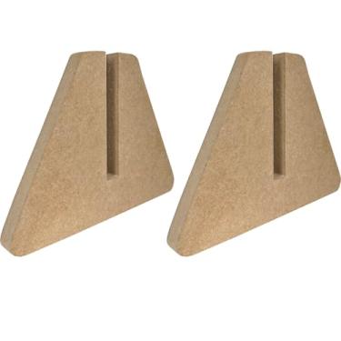 Imagem de Pés Para Biombo Divisória De Ambiente Em Mdf Cru 15mm De Abertura (2, Pés)