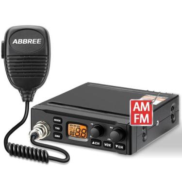 Imagem de Rádio CB ABBREE AR-M6 AM FM de longo alcance para caminhoneiros