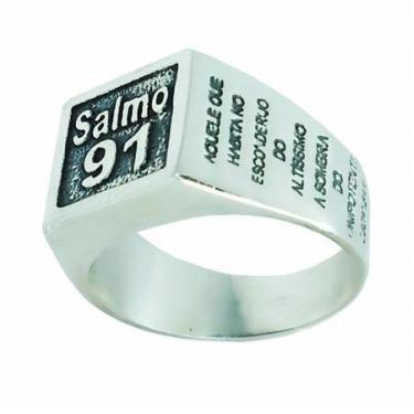 Imagem de Anel Salmo 91 - Cod 692 - Carlitos Joias, 33