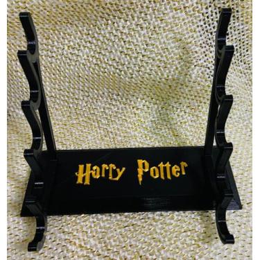 Imagem de Suporte Expositor Para 5 Varinhas Mágicas Impressão 3D - Genérica, Pre