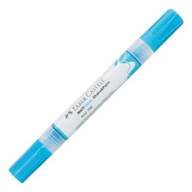 Imagem de Marcador Duo Multimark Artistico Cor Azul 706 - Faber Castell