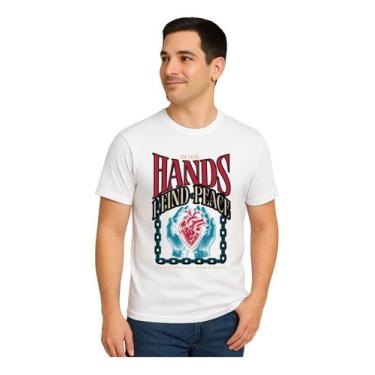 Imagem de Camiseta Masculina Algodão Fé Religião Gospel Cristã Oferta - Evangéli