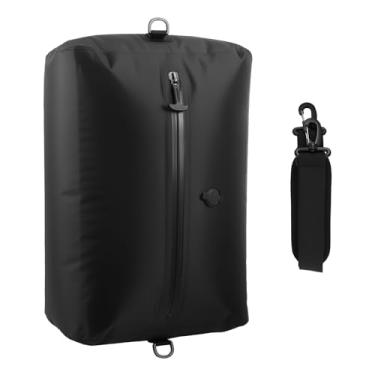 Imagem de Bolsa a vácuo para viagem, cubos de compressão, à prova d'água, sacos de armazenamento a vácuo, sacos de compressão reutilizáveis com zíper, economize espaço para mala, mochila, sem bomba (estilo