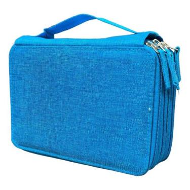 Imagem de Estojo Escolar Grande Com 4 Divisórias 96 Elasticos Bakpak - D'PRESENT