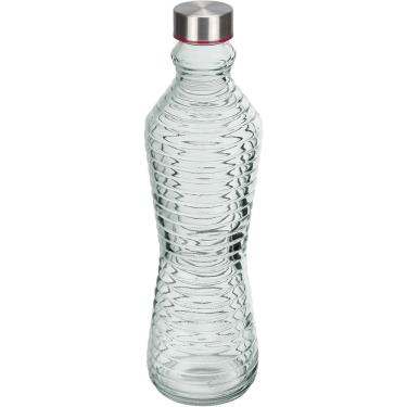 Imagem de Garrafa água Suco Home&co Vidro 1 Litro 31x9x9 Transparente