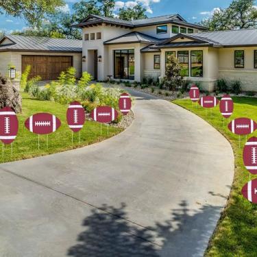 Imagem de Taiyin, 30 peças de letreiros de futebol, 30 x 18 cm, decoração extern