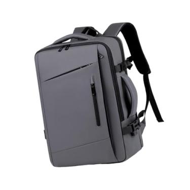 Imagem de NonMiFyR Mochila para laptop com proteção multifuncional, bolsa de trabalho para deslocamento diário e escritório, Cinza
