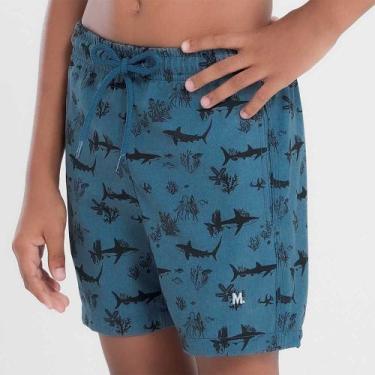 Imagem de Shorts infantil estampado oceano - MASH