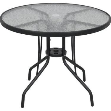 Imagem de Mesa para Jardim com Tampo de Vidro Redonda Noronha Bel - Bel Fix, Pre