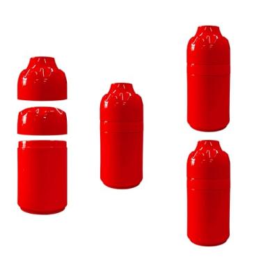 Imagem de Porta Long Neck Térmico 3 Em 1 Long Litrinho E Lata 4pçs (VERMELHO)