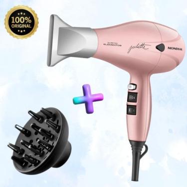 Imagem de Secador de Cabelo com Difusor Potência Alta Jatos Quente Frio Iônico L