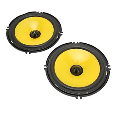 Imagem de Emoshayoga Alto-falantes para porta de carro, graves agudos reduzem a distorção, 2 peças de alto-falante coaxial de 15 cm 600 W, universal para caminhão e veículo