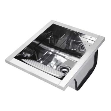 Imagem de Tanque Inox 23 Litros Sobrepor Alto Brilho - Docol 44x51,5x26cm