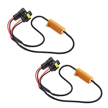 Imagem de Adaptador de Resistor de Carga do Decodificador LED de Peças Automáticas 50W 6Ω H11 880 881, para Sinais de Giro/Luz de Nevoeiro, Muito Adequada para Lâmpadas LED Usadas Em