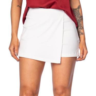 Imagem de Short Saia The Style Box em Bengaline Branco-Feminino