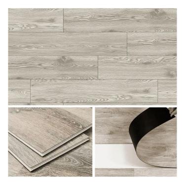 Imagem de Piso Vinílico Autocolante 36 Réguas 91x15cm 2mm - 5m²