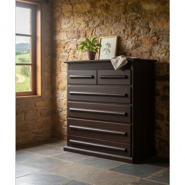 Imagem de Cômoda Gramado 1,20 X 55 X 1,00 - Madeira Maciça - Móveis De Gramado - Castanho