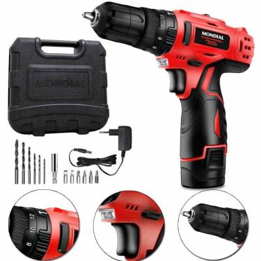 Imagem de Furadeira Parafusadeira impacto 12V c/ mal. PI-10MA Mondial