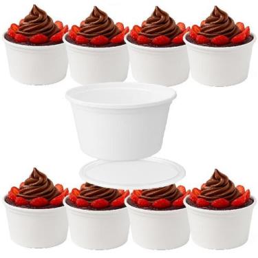 Imagem de Pote PP Tampa Lacre Alta Vedação Congelados Freezer Microondas 10 Unid