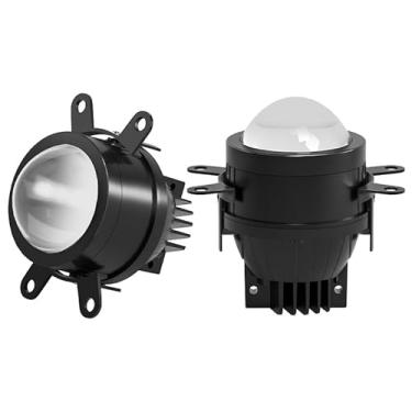 Imagem de FLYANT Conjunto de farol de neblina de LED – faróis de neblina de alto desempenho de 55 W, luzes de neblina universais alternáveis em 3 cores (amarelo/branco/misto) para caminhões, Honda CR-V, Ford F