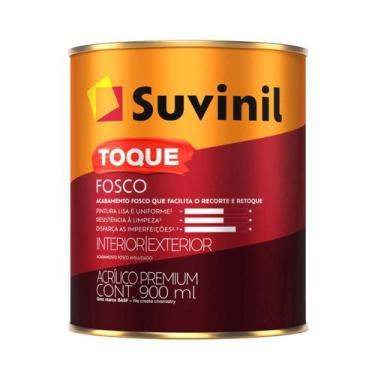 Imagem de Tinta Acrílica Fosca Prêmium Branco 900ml - TOQUE FOSCO - SUVINIL