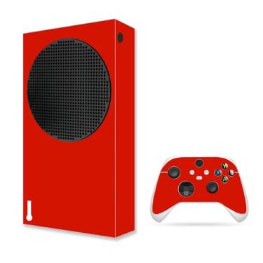 Imagem de Skin Wrap Compatible with Xbox Series S, Full Set Vinyl Decal Protective Sticker Cover for Game Console & Controller (Red)