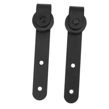 Imagem de Mingzhe Kit de Polia de Trilho Suspenso para Porta de Armário, Conjunto de Hardware Suave e Silencioso para Estudo, Quarto, Sala de Estar, Material de Aço Carbono