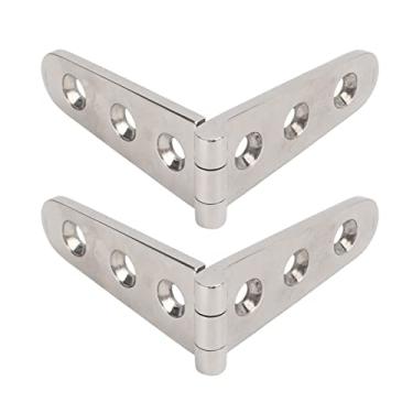 Imagem de Generic Dobradiça Resistente de Aço Inoxidável Correia Durável para o Celeiro Marinho Porta do Barco Com Espessura de 4mm para a Melhoria Casa (3 furos: 152x3 0mm/5,98x1,18 pol.)