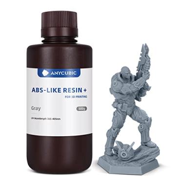 Imagem de ANYCUBIC Resina de Impressora 3D Semelhante A Abs Atualizada, Dureza e Resistência 405Nm Resina 8K com Cura Uv, Alta Precisão e Fácil de Pós-Processamento Resina de Fotopolímero Padrão para Impressão