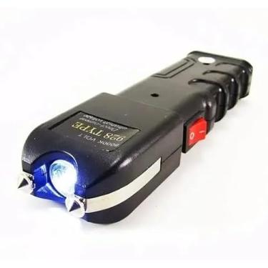 Imagem de Lanterna Super Taser 928 TYPE, Preta, com Interruptor Liga/Desliga, Portátil, Design Ergonômico