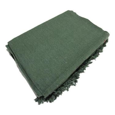 Imagem de Manta Para Sofa Gigante King 400x180cm Algodao Protetora Tipo Capa Decorativa (Verde Militar)