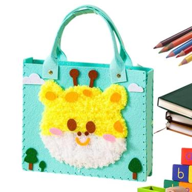 Imagem de Kit de costura para artesanato | Kit de artesanato de desenho animado | Adereços engraçados de reunião, suprimentos de decoração de casa para habilidades motoras finas