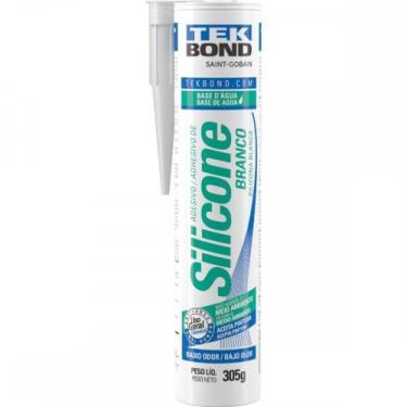 Imagem de Cola Silicone Tekbond 305G Base Dagua Branca - TEK BOND, Branco