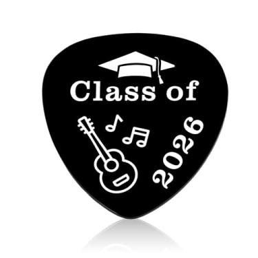 Imagem de Palheta de guitarra Class of 2026 para ela ela presentes de formatura 2026 para meninas meninos crianças presentes para idosos 2026 ensino médio faculdade música estudantes 5º 8º 12º ano filha filho