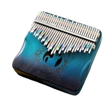 Imagem de Piano de polegar instrumento musical de 31 teclas kalimba piano de dedo instrumento musical para iniciantes kalimba profissional