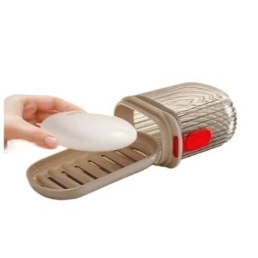 Imagem de Caixa De Sabão Portátil Para Viagem Com Drenagem Vedada E Tampa