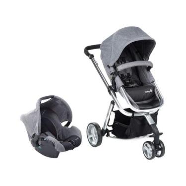 Imagem de Carrinho de Bebê com Bebê Conforto Safety 1st TS Mobi Duo 3 Rodas até 