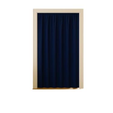 Imagem de Cortinas divisórias elegantes - Ideais para quartos, salas de estar e cozinhas, estas cortinas são a solução perfeita para dividir espaços(Azul-Marinho)