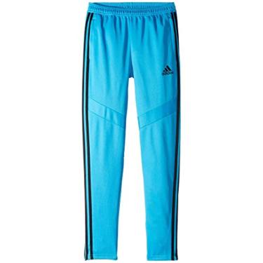 Imagem de Calça infantil Tiro19 da Adidas, Shock Cyan/Black, XX-Small