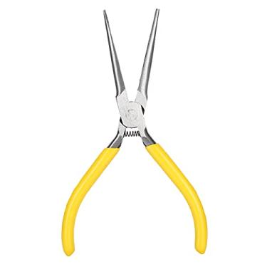 Imagem de Alicate de ponta de agulha feito à mão com miçangas DIY alicate de joias multifuncional mini cortadores de fio forte cabo de plástico de aço inoxidável durável para cortar (Cortador de fio)