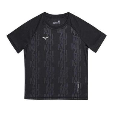 Imagem de CAMISETA MIZUNO FUT II JUVENIL - PRETO 08-Unissex