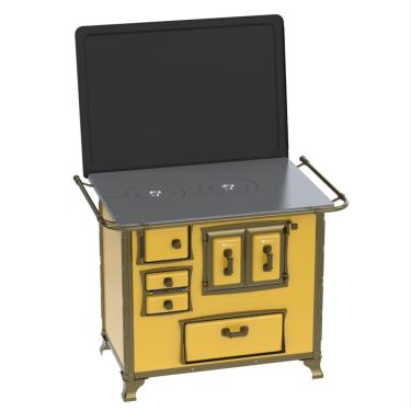 Imagem de Fogao a Lenha Venax GII n 2 Renaissance Amarelo SD