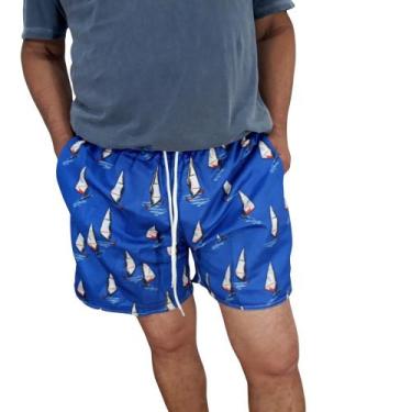 Imagem de Bermuda Moda Praia Masculina Plus Size em Tactel - Conforto, Estilo e 