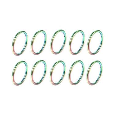 Imagem de Piercing De Aço Inoxidável 16G Com Anel Articulado Para Nariz, Septo, 