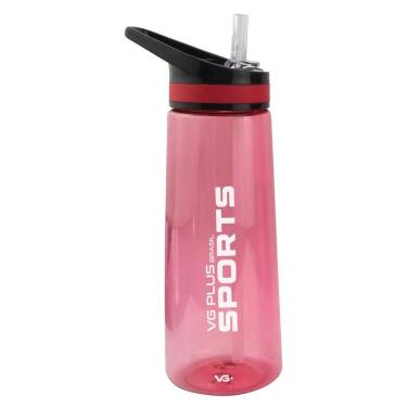 Imagem de Garrafa Squeeze Aerobic Plástico Com Bico 900ml Academia Vg+ Vermelho