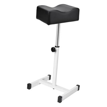 Imagem de ChuYiElegance Apoio para Os Pés para Pedicures E Manicures, Banqueta para Salões de Massagem Nos Pés, Cadeira Estável com Apoio para As Pernas E Altura Ajustável Pa, Preto